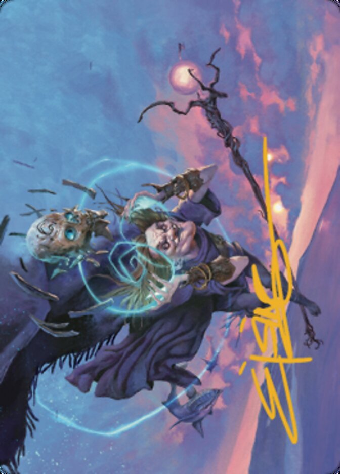 Zur, Eternal Schemer Art Card 1 (Gold-Stamped Signature) [Dominaria United Art Series] | Jomio and Rueliete's Cards and Comics