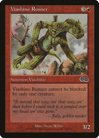 Viashino Runner [Urza's Saga] | Jomio and Rueliete's Cards and Comics
