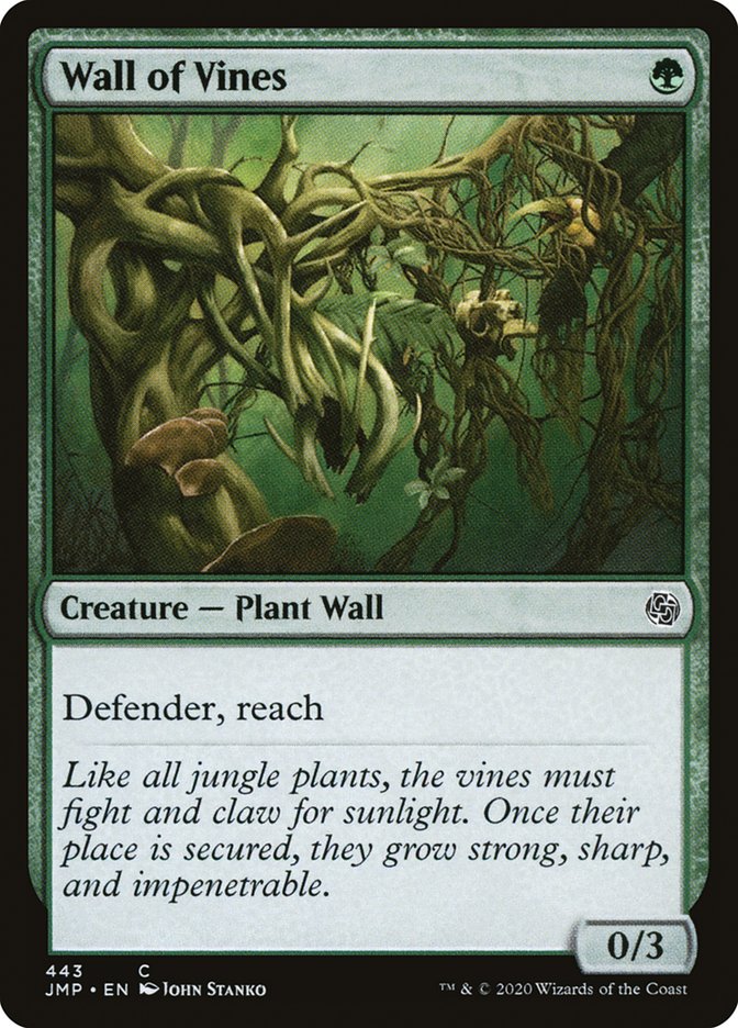 Wall of Vines [Jumpstart] | Jomio and Rueliete's Cards and Comics