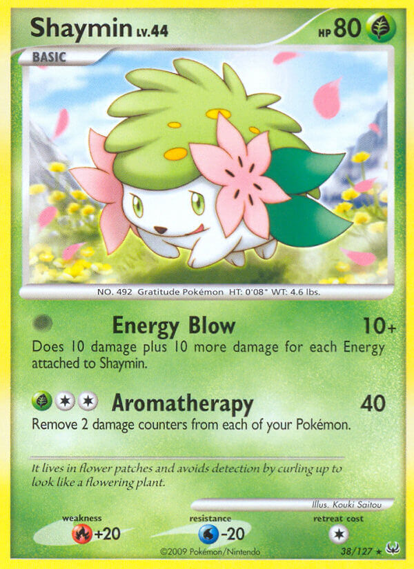 Shaymin (38/127) (Theme Deck Exclusive) [Platinum: Base Set] | Jomio and Rueliete's Cards and Comics