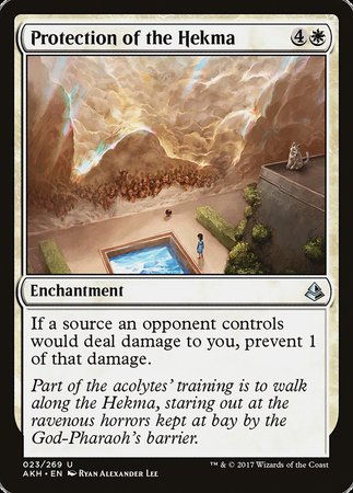 Protection of the Hekma [Amonkhet] | Jomio and Rueliete's Cards and Comics