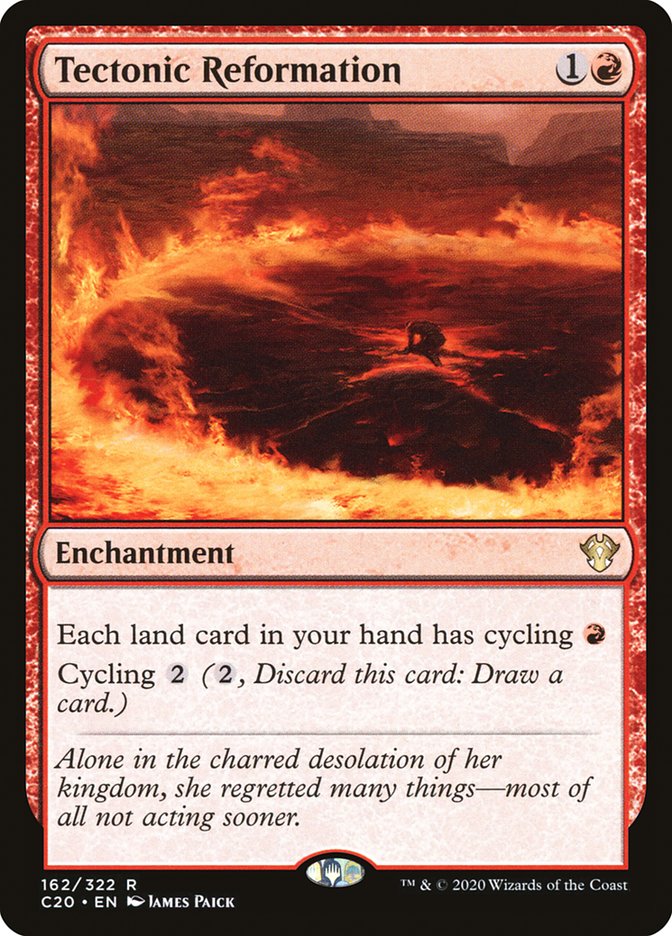Tectonic Reformation [Commander 2020] | Jomio and Rueliete's Cards and Comics