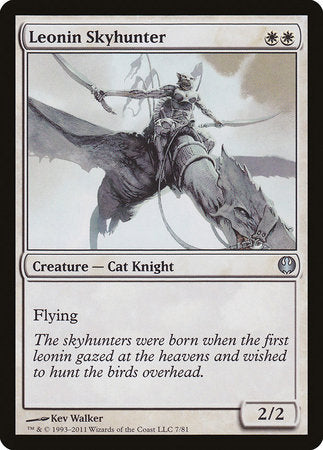 Leonin Skyhunter [Duel Decks: Knights vs. Dragons] | Jomio and Rueliete's Cards and Comics