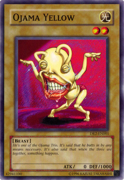 Ojama Yellow [DR2-EN001] Common | Jomio and Rueliete's Cards and Comics
