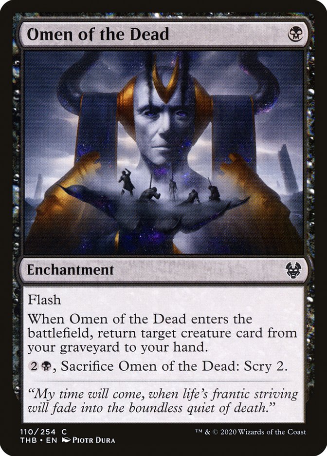 Omen of the Dead [Theros Beyond Death] | Jomio and Rueliete's Cards and Comics