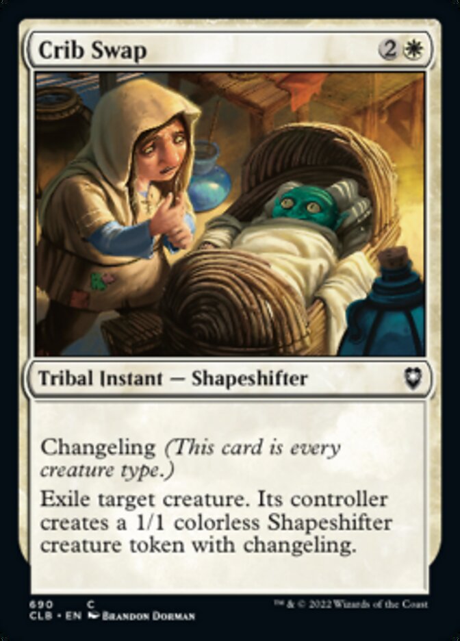 Crib Swap [Commander Legends: Battle for Baldur's Gate] | Jomio and Rueliete's Cards and Comics