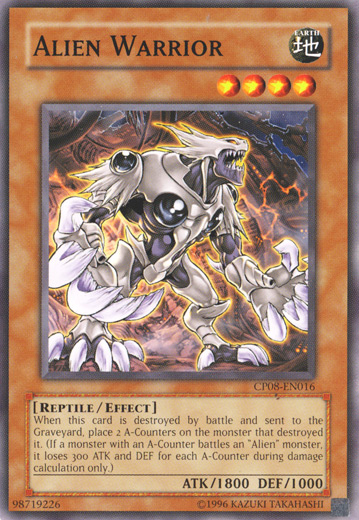 Alien Warrior [CP08-EN016] Common | Jomio and Rueliete's Cards and Comics