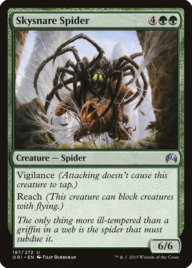 Skysnare Spider [Magic Origins] | Jomio and Rueliete's Cards and Comics