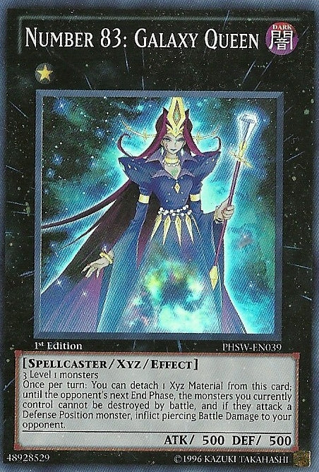 Number 83: Galaxy Queen [PHSW-EN039] Super Rare | Jomio and Rueliete's Cards and Comics
