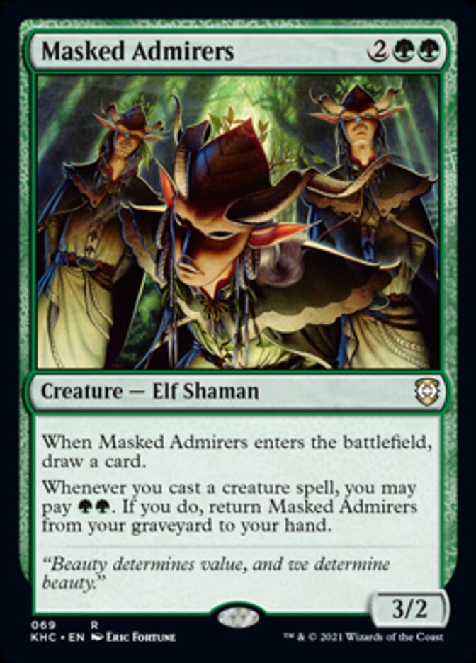 Masked Admirers [Kaldheim Commander] | Jomio and Rueliete's Cards and Comics