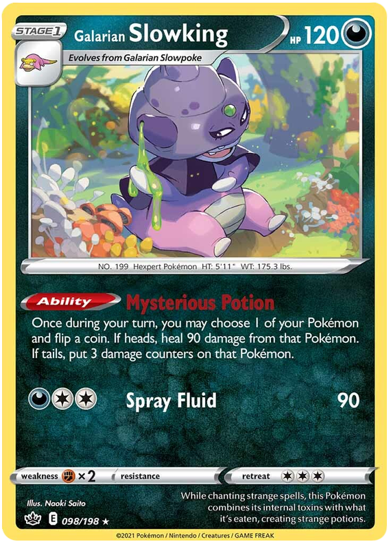 Galarian Slowking (098/198) [Sword & Shield: Chilling Reign] | Jomio and Rueliete's Cards and Comics