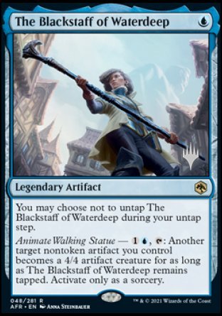 The Blackstaff of Waterdeep (Promo Pack) [Dungeons & Dragons: Adventures in the Forgotten Realms Promos] | Jomio and Rueliete's Cards and Comics