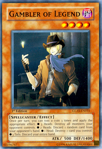 Gambler of Legend [GLAS-EN031] Common | Jomio and Rueliete's Cards and Comics