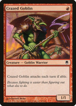Crazed Goblin [Darksteel] | Jomio and Rueliete's Cards and Comics