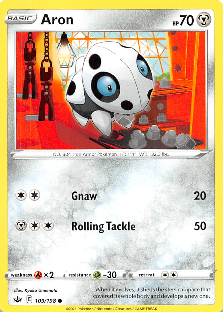 Aron (109/198) [Sword & Shield: Chilling Reign] | Jomio and Rueliete's Cards and Comics