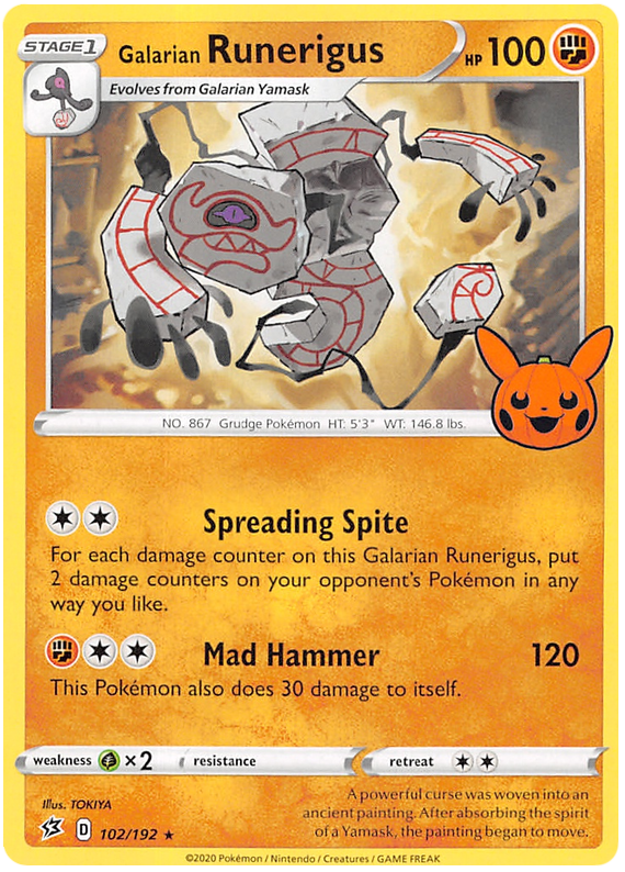 Galarian Runerigus (102/192) [Trick or Trade 2023] | Jomio and Rueliete's Cards and Comics
