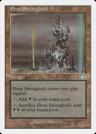 Ebon Stronghold [Classic Sixth Edition] | Jomio and Rueliete's Cards and Comics