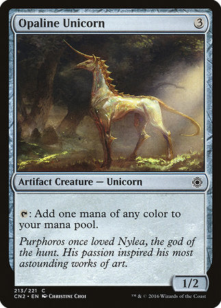 Opaline Unicorn [Conspiracy: Take the Crown] | Jomio and Rueliete's Cards and Comics