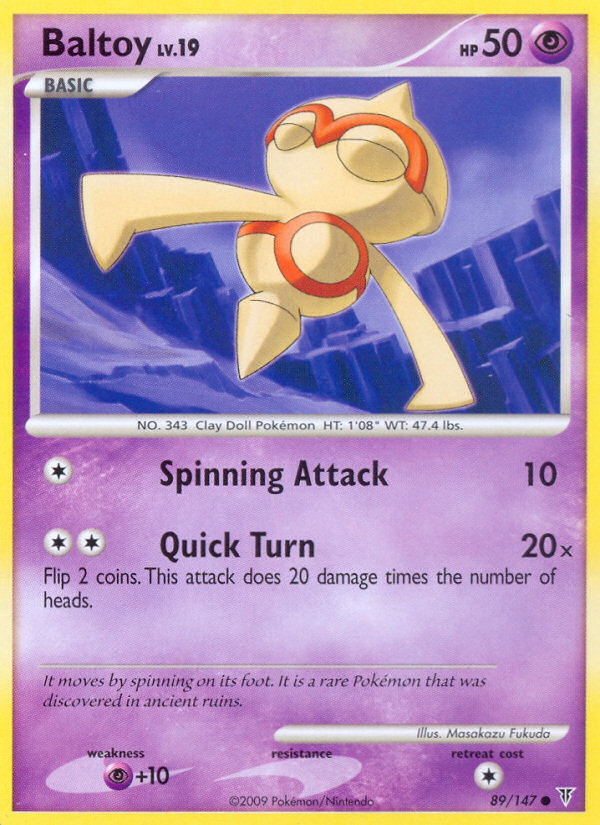 Baltoy (89/147) [Platinum: Supreme Victors] | Jomio and Rueliete's Cards and Comics