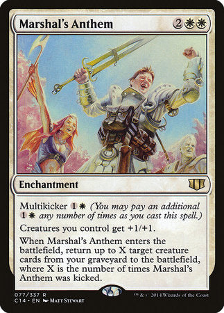 Marshal's Anthem [Commander 2014] | Jomio and Rueliete's Cards and Comics