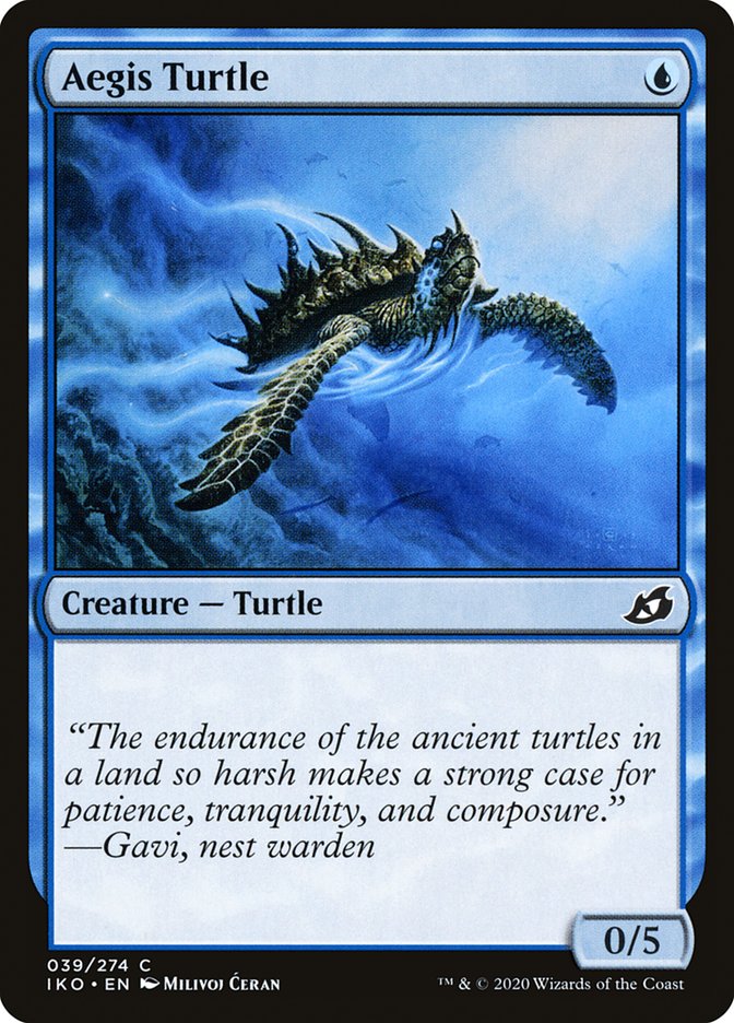 Aegis Turtle [Ikoria: Lair of Behemoths] | Jomio and Rueliete's Cards and Comics