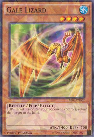 Gale Lizard (Shatterfoil) [BP03-EN007] Common | Jomio and Rueliete's Cards and Comics