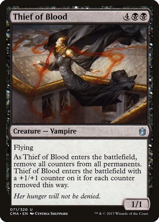 Thief of Blood [Commander Anthology] | Jomio and Rueliete's Cards and Comics