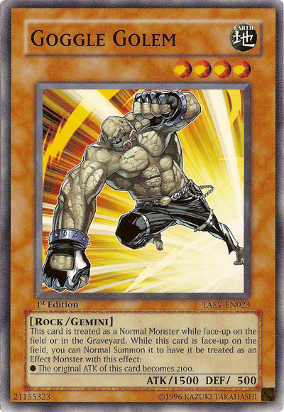 Goggle Golem [TAEV-EN023] Common | Jomio and Rueliete's Cards and Comics