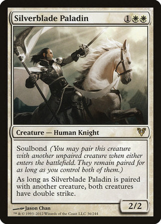 Silverblade Paladin [Avacyn Restored] | Jomio and Rueliete's Cards and Comics
