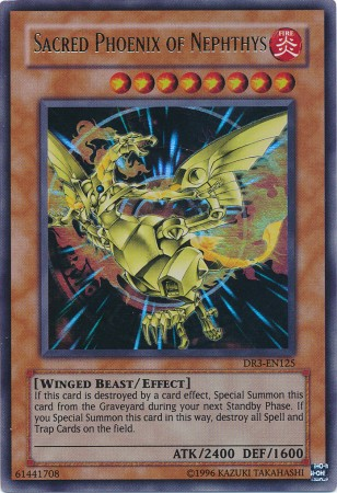 Sacred Phoenix of Nephthys [DR3-EN125] Ultra Rare | Jomio and Rueliete's Cards and Comics