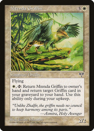 Mtenda Griffin [Mirage] | Jomio and Rueliete's Cards and Comics