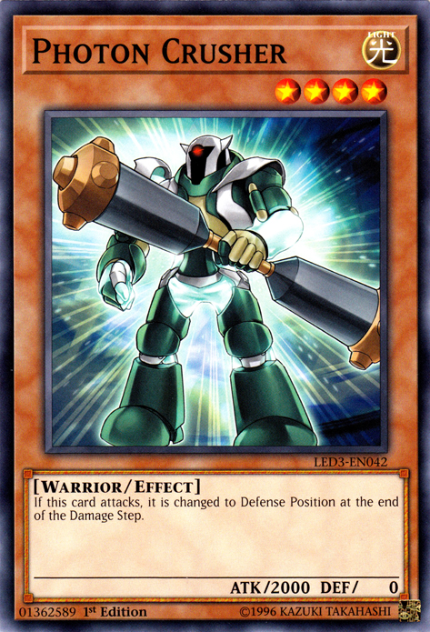 Photon Crusher [LED3-EN042] Common | Jomio and Rueliete's Cards and Comics