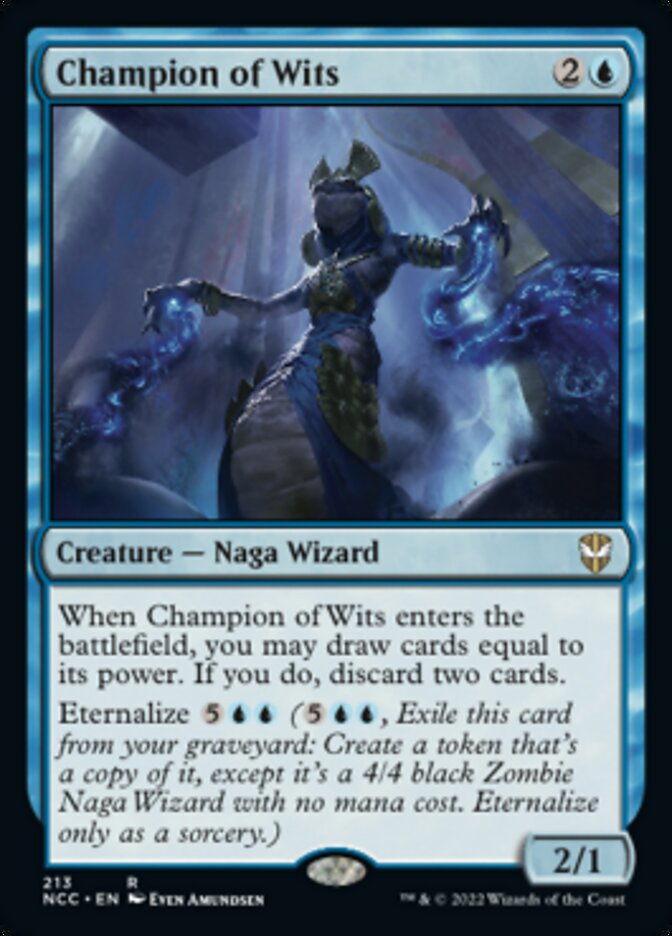Champion of Wits [Streets of New Capenna Commander] | Jomio and Rueliete's Cards and Comics