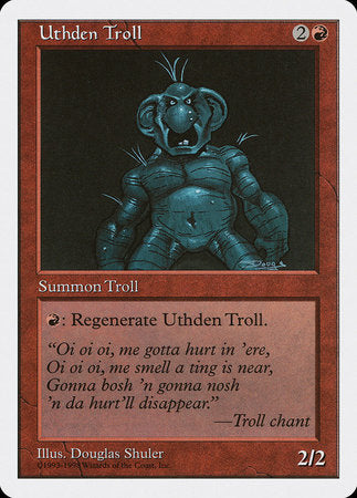 Uthden Troll [Anthologies] | Jomio and Rueliete's Cards and Comics