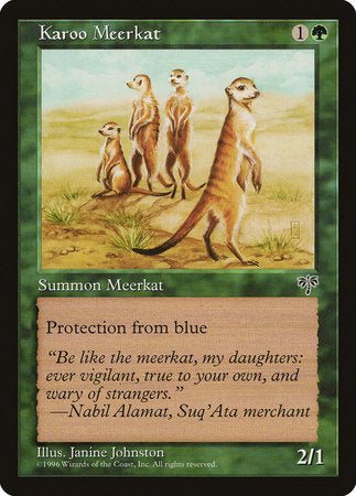 Karoo Meerkat [Mirage] | Jomio and Rueliete's Cards and Comics