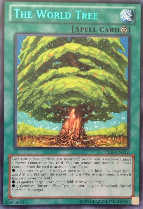 The World Tree (Green) [DL18-EN012] Rare | Jomio and Rueliete's Cards and Comics