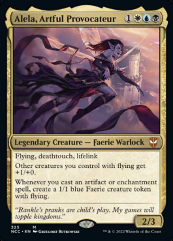 Alela, Artful Provocateur [Streets of New Capenna Commander] | Jomio and Rueliete's Cards and Comics