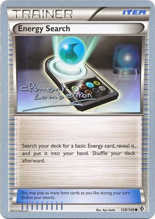 Energy Search (128/149) (Anguille Sous Roche - Clement Lamberton) [World Championships 2013] | Jomio and Rueliete's Cards and Comics