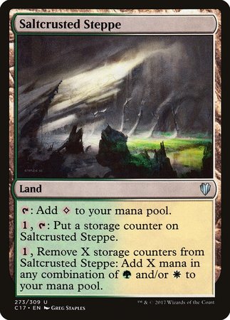 Saltcrusted Steppe [Commander 2017] | Jomio and Rueliete's Cards and Comics