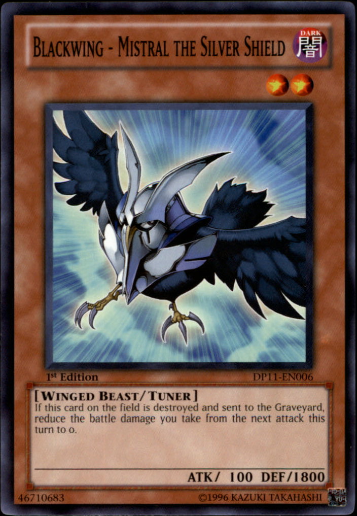 Blackwing - Mistral the Silver Shield [DP11-EN006] Common | Jomio and Rueliete's Cards and Comics