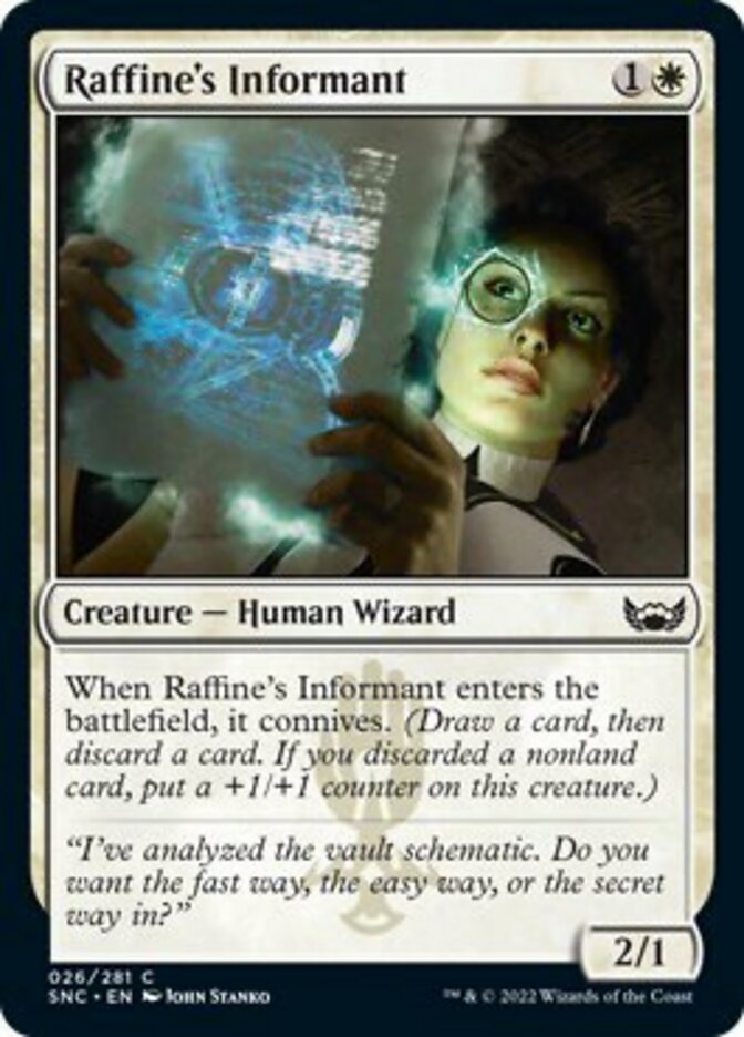 Raffine's Informant [Streets of New Capenna] | Jomio and Rueliete's Cards and Comics