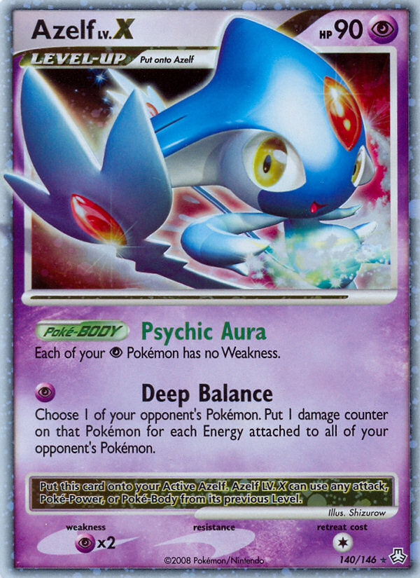 Azelf LV.X (140/146) [Diamond & Pearl: Legends Awakened] | Jomio and Rueliete's Cards and Comics