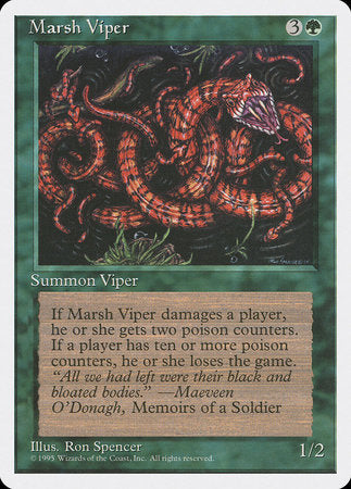 Marsh Viper [Fourth Edition] | Jomio and Rueliete's Cards and Comics