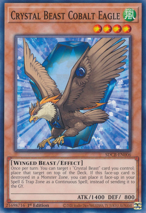 Crystal Beast Cobalt Eagle [SDCB-EN006] Common | Jomio and Rueliete's Cards and Comics
