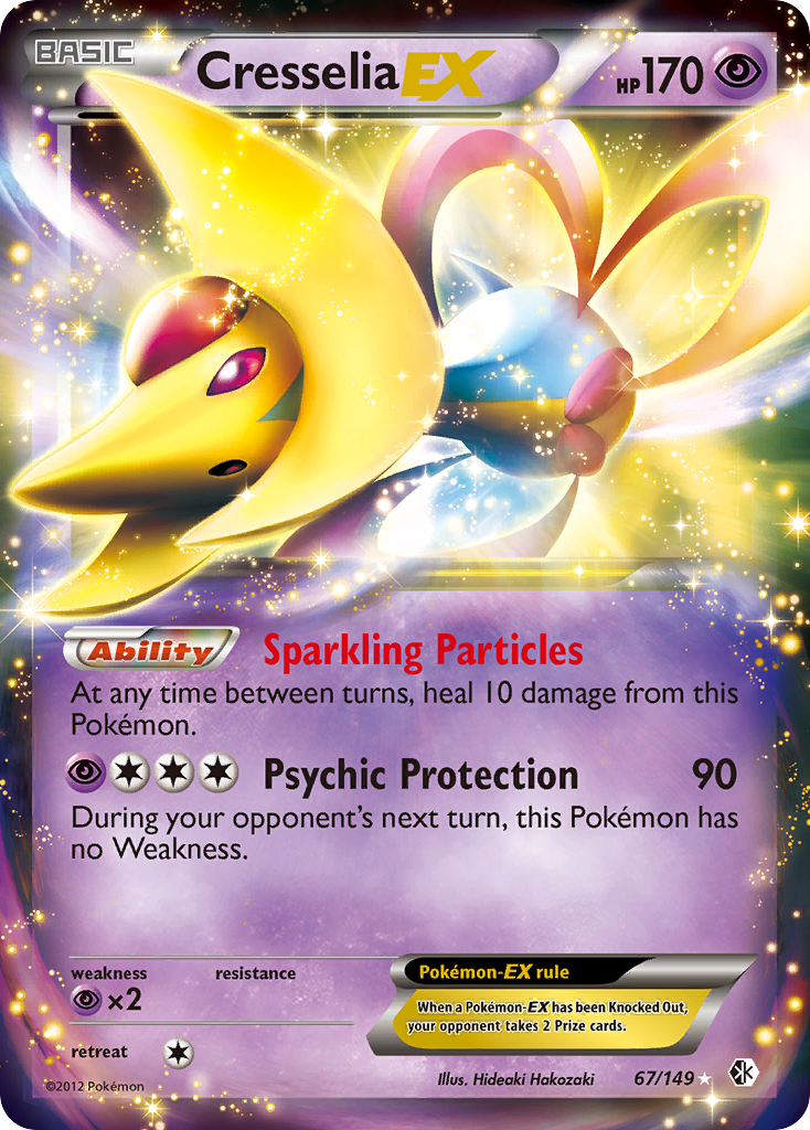 Cresselia EX (67/149) [Black & White: Boundaries Crossed] | Jomio and Rueliete's Cards and Comics