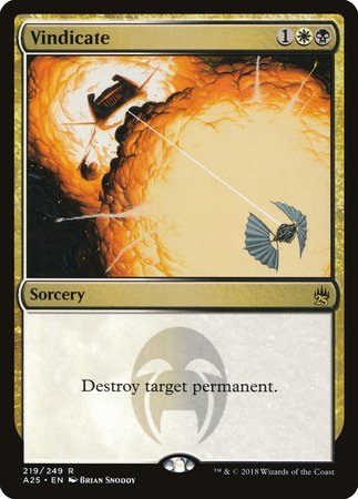 Vindicate [Masters 25] | Jomio and Rueliete's Cards and Comics