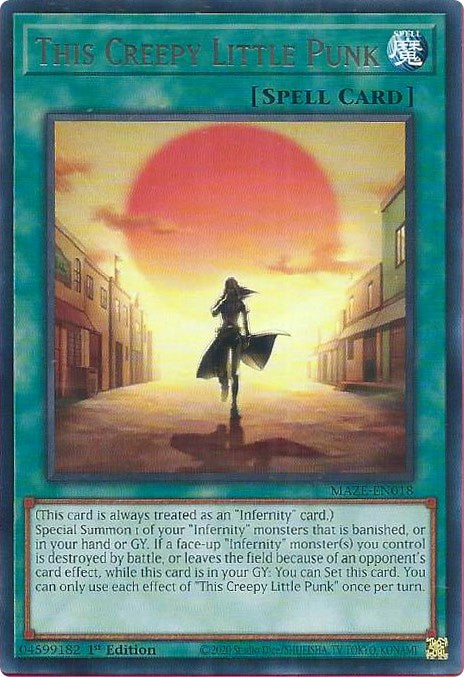 This Creepy Little Punk [MAZE-EN018] Rare | Jomio and Rueliete's Cards and Comics