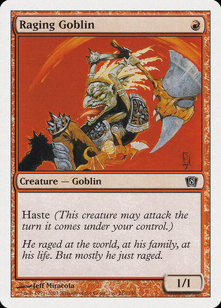 Raging Goblin [Eighth Edition] | Jomio and Rueliete's Cards and Comics