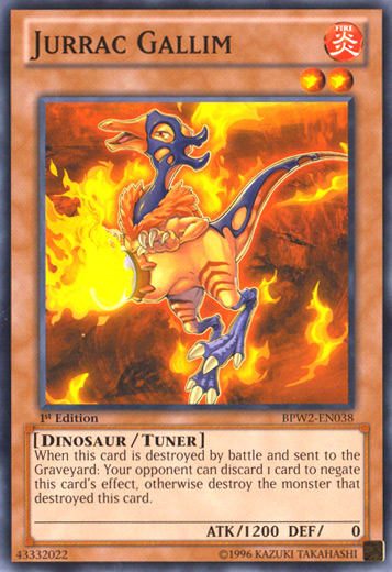 Jurrac Gallim [BPW2-EN038] Common | Jomio and Rueliete's Cards and Comics