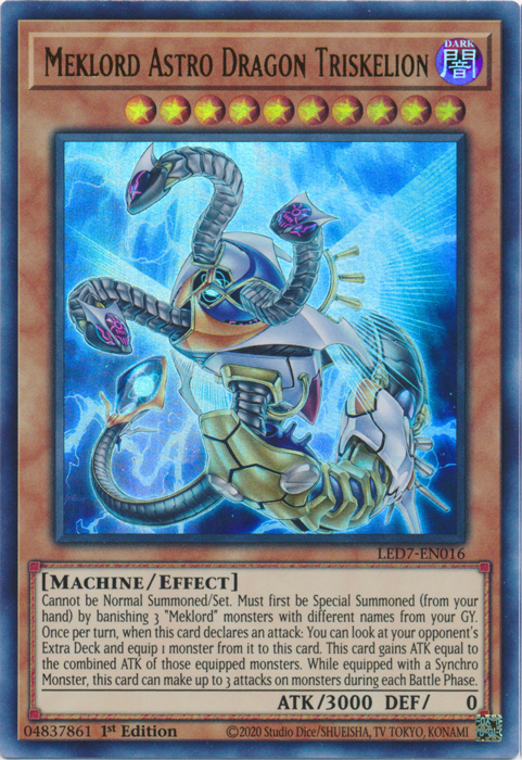 Meklord Astro Dragon Triskelion [LED7-EN016] Ultra Rare | Jomio and Rueliete's Cards and Comics